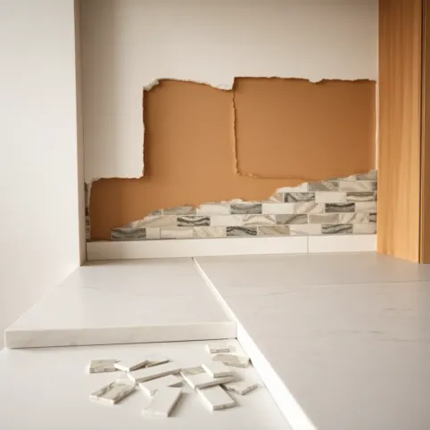 Najpierw blat czy płytki