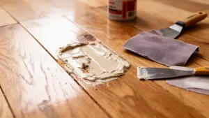 Naprawa deski podłogowej