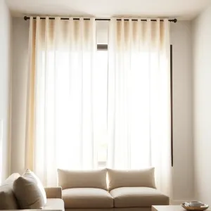 Nowoczesne firany panelowe do salonu