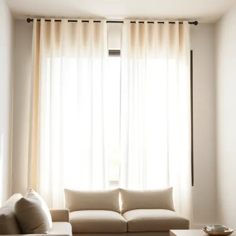 Nowoczesne firany panelowe do salonu