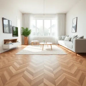 Nowoczesne panele podłogowe do salonu