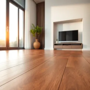 Nowoczesne panele podłogowe z połyskiem