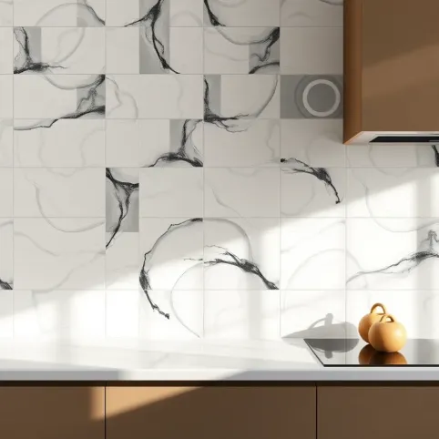 Nowoczesne płytki do kuchni na ścianę