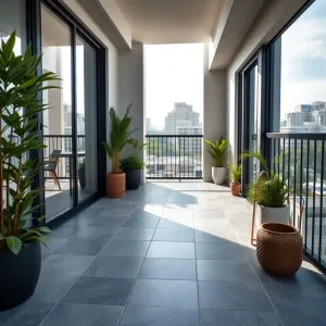 Nowoczesne płytki na balkon