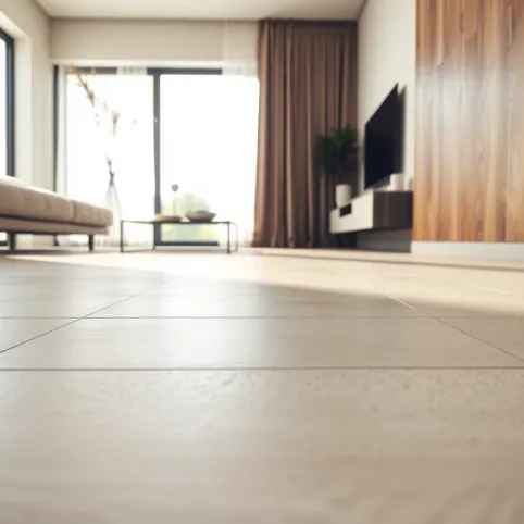 Nowoczesne płytki podłogowe do salonu