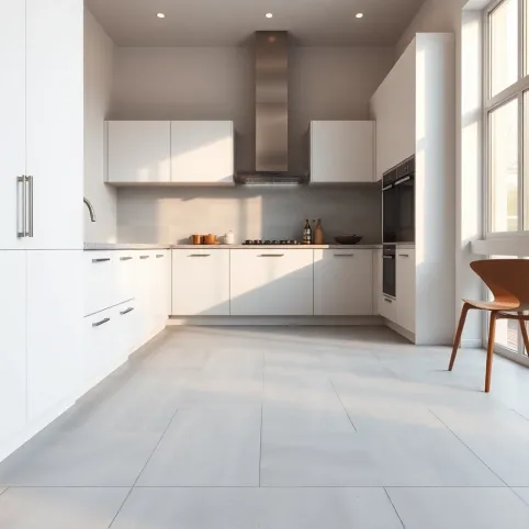 Nowoczesne podłogi do kuchni