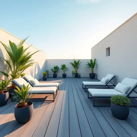 Nowoczesne tarasy z deski kompozytowej
