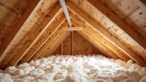 Ocieplenie dachu wełna bez deskowania