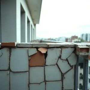 Odpadające płytki na balkonie