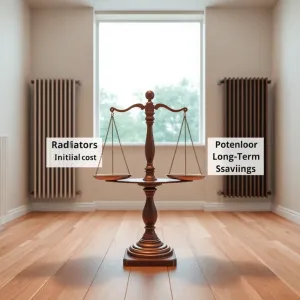 Ogrzewanie podłogowe czy grzejniki cena