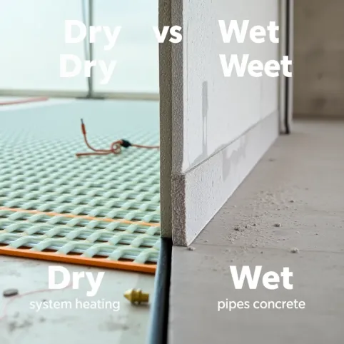Ogrzewanie podłogowe suche czy mokre