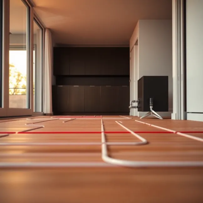 Ogrzewanie podłogowe z centralnego ogrzewania w bloku