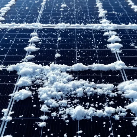 Panele fotowoltaiczne a śnieg
