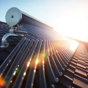 panele słoneczne do grzania wody