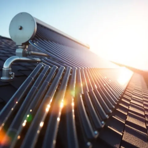 panele słoneczne do grzania wody