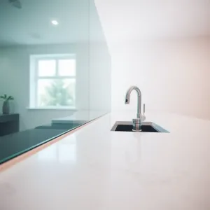 Panele szklane do kuchni z montażem