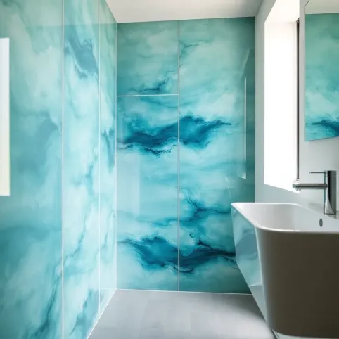 Panele szklane do łazienki na wymiar