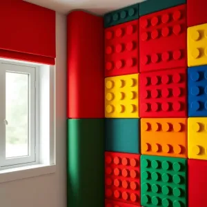 Panele tapicerowane dla dzieci LEGO