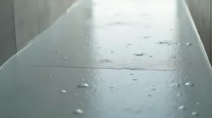 panele winylowe pod prysznicem