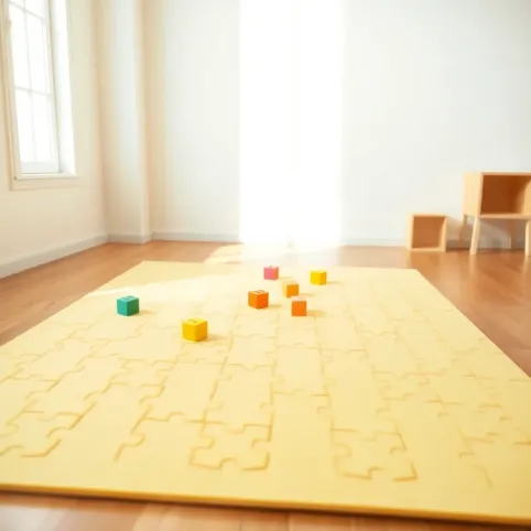 Pianka na podłogę dla dzieci