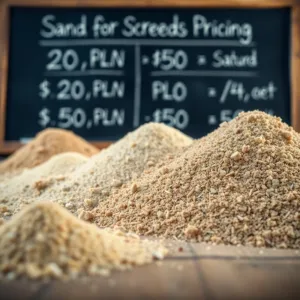 Piasek na wylewki cena