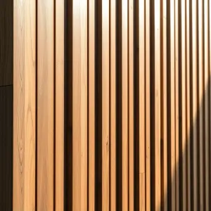 Pionowe deski na elewacji