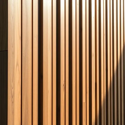 Pionowe deski na elewacji