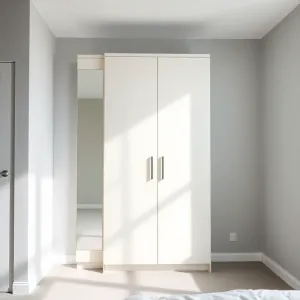 Płytka szafa do sypialni