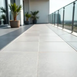 Płytki bez fug na balkon