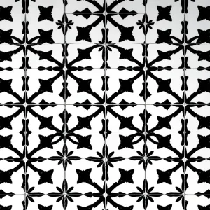 płytki czarnobiałe wzory