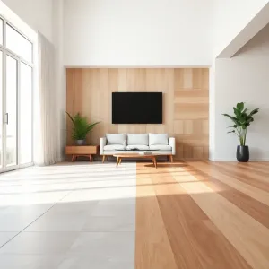 Płytki czy panele w salonie