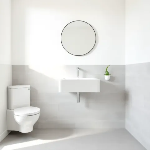 Płytki do połowy ściany łazienka