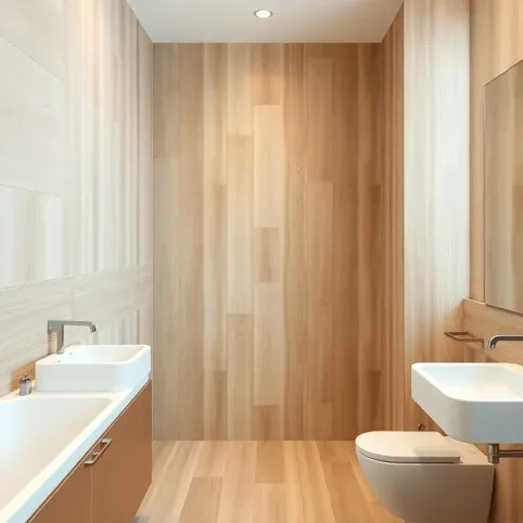 Płytki drewnopodobne do łazienki na ścianę