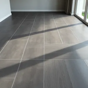 Płytki i panele w tym samym kolorze