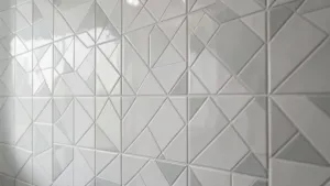 płytki łazienkowe wzory geometryczne