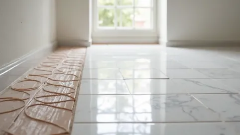 płytki na suche ogrzewanie podłogowe