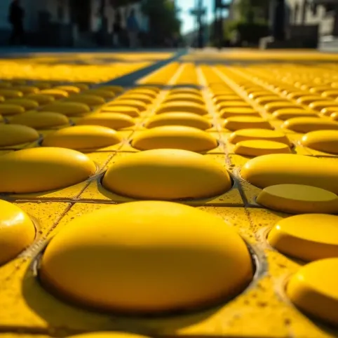 Płytki ostrzegawcze dla niewidomych