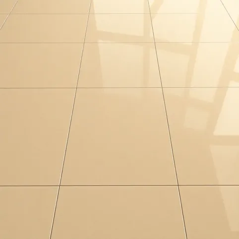 Płytki podłogowe beżowe z połyskiem