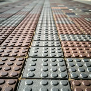 Płytki prowadzące dla niewidomych