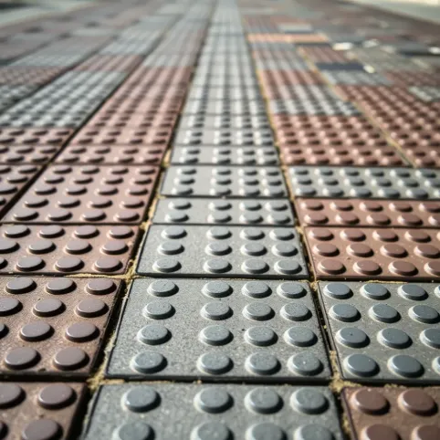 Płytki prowadzące dla niewidomych