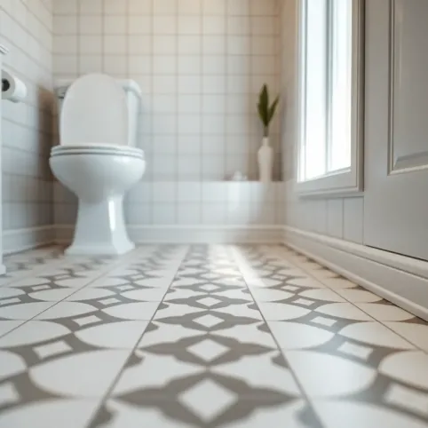 Płytki samoprzylepne do łazienki na podłogę