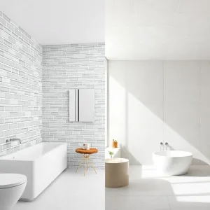 Płytki w łazience do połowy czy do sufitu