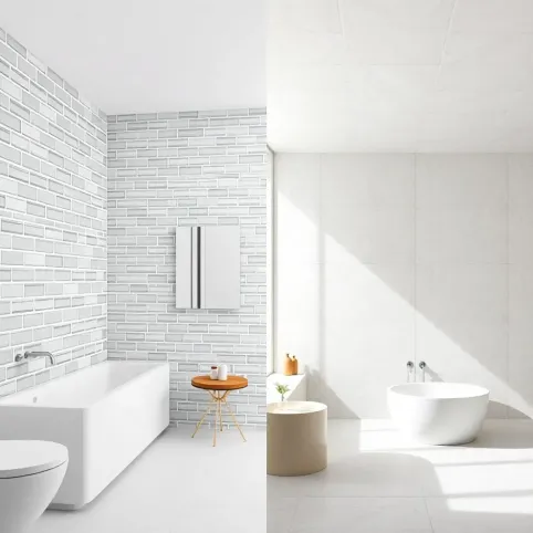 Płytki w łazience do połowy czy do sufitu