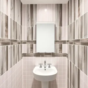 Płytki w małej łazience pionowo czy poziomo