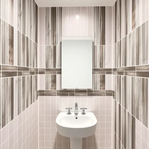 Płytki w małej łazience pionowo czy poziomo