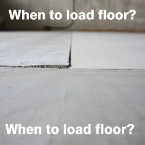 Po jakim czasie można obciążać posadzkę