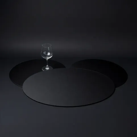 Podkładki na stół czarne glamour