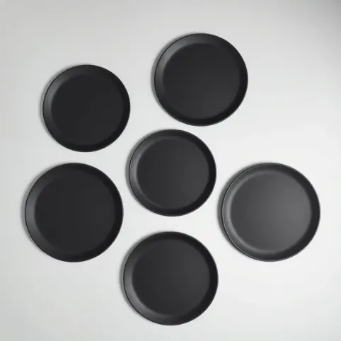 Podkładki na stół czarne okrągłe