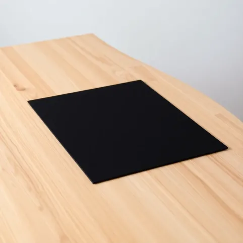 Podkładki na stół czarne prostokątne