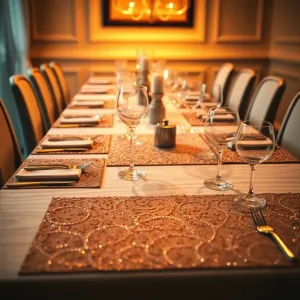 Podkładki na stół glamour